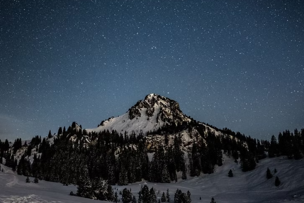 Bei Vollmond unterwegs in der Stille der Natur
