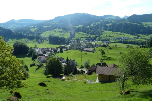 Schwyzer Höhenweg, 3. Etappe Goldau - Sattel